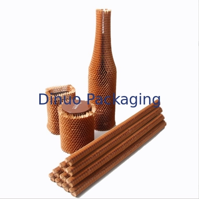 Papel protector a prueba de choques de estructura de panal para el empaquetado de cerámica del vino tinto de la logística