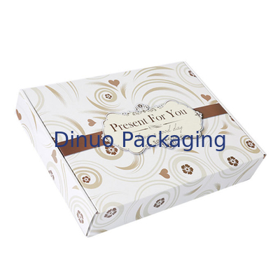 Caja de regalo blanca del boutique del color de la tarjeta de la caja de Matt Lamination Aircraft Drawer Paper