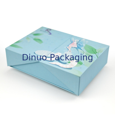 Caja de encargo de papel del sistema del maquillaje del cuidado de piel de la caja de regalo de la puerta doble de la cubierta