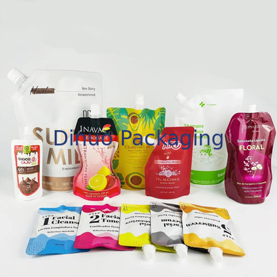 La categoría alimenticia de encargo del paquete se levanta los bolsos de la bolsa del canalón para la bebida Juice Drink