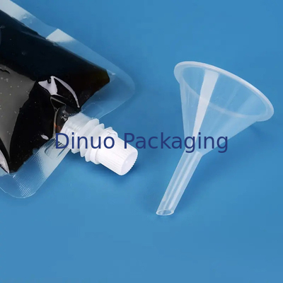 La impresión de encargo del fotograbado se levanta la bebida transparente Juice Spout Pouch de las bolsas líquidas