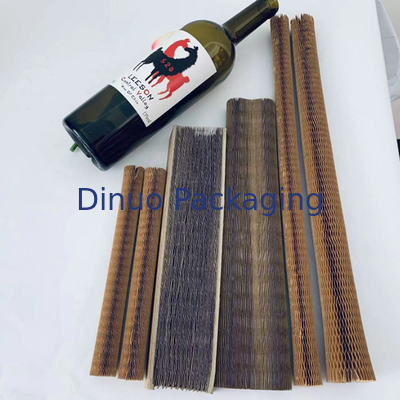 La botella de papel de las mangas del panal amistoso de encargo de Eco Kraft cubre amortiguar protector