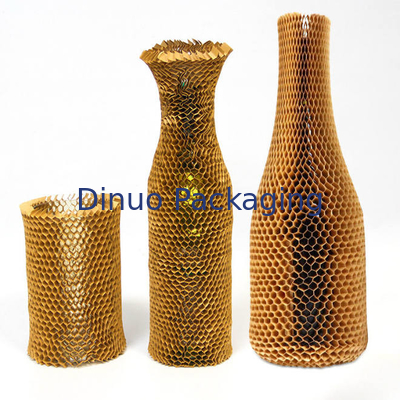 La botella de papel de las mangas del panal amistoso de encargo de Eco Kraft cubre amortiguar protector