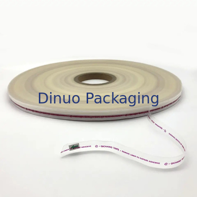 Cinta desprendible de papel echada a un lado doble del lacre del bolso del trazador de líneas de lanzamiento de la película del HDPE del papel cristal