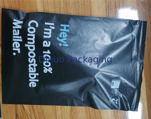El anuncio publicitario polivinílico abonable del sello el 100% del uno mismo empaqueta los bolsos de envío biodegradables para la ropa