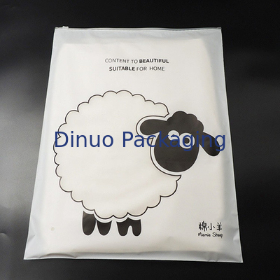 Bolsas de embalaje de CPE reciclables Bolsas de ropa de CPE/PVC/PE con cierre por cerradura 17 X 20 cm