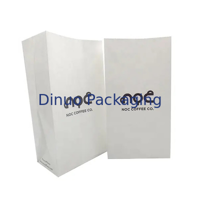 Las bolsas de papel biodegradables del papel cristal enceraron/las bolsas de papel impermeables a la grasa
