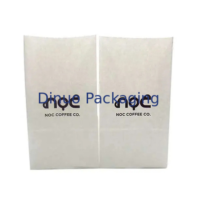 Las bolsas de papel biodegradables del papel cristal enceraron/las bolsas de papel impermeables a la grasa