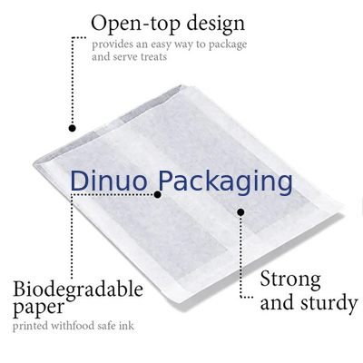 Sello auto-adhesivo biodegradable de la bolsa de papel de papel cristal de la categoría alimenticia