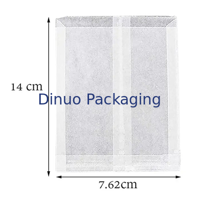 Sello auto-adhesivo biodegradable de la bolsa de papel de papel cristal de la categoría alimenticia