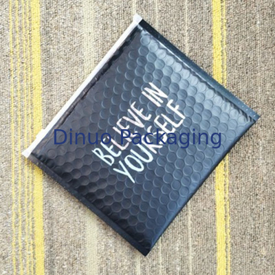 Poly Air Zip Lock Bolsa de correo de burbujas de plástico personalizado de color claro Inflable con logotipo
