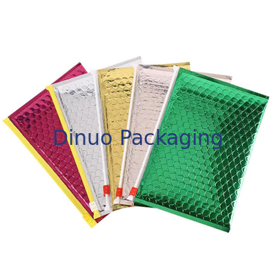 Acolchado PVC Bolsa de burbujas con cremallera Bolsa de bolsas cosméticas con cremallera