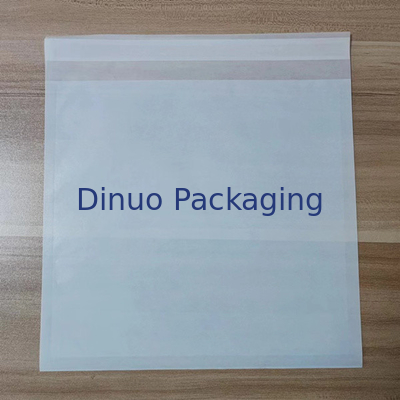 Bolsa de papel de vidrio a medida, impermeable y ecológica, compostable para ropa