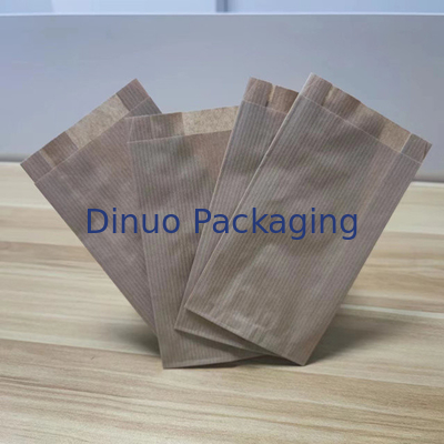 Bolsillo de papel de vidrio liso rectangular 100% biodegradable