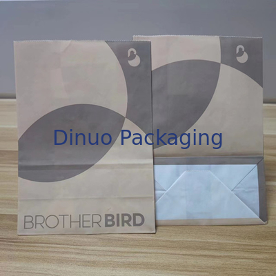 Bolsillo de papel de vidrio liso rectangular 100% biodegradable