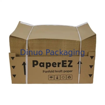 Material de relleno de almohadón de papel de llenado de vacío 100% biodegradable para la máquina de llenado inteligente