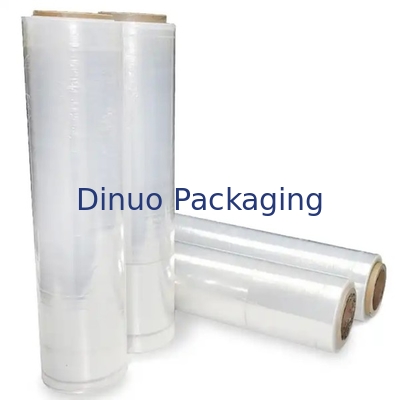 Película de estiramiento previa de material LLDPE con ancho de 100 cm y longitud de 300 m