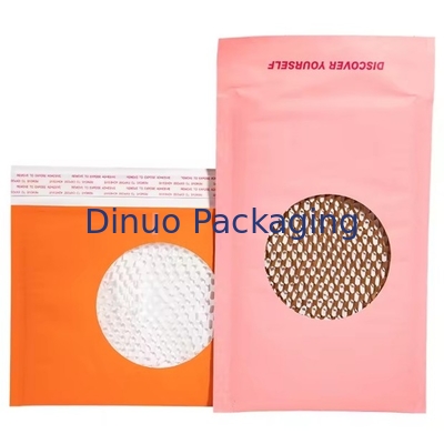 Compostable Papel Kraft de panal de miel acolchado Envase expreso Biodegradable Correo a prueba de choques Envío bolsas de correo