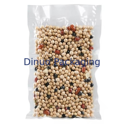 Bolsa de almacenamiento de plástico sellada con grabado de vacío de tres lados Bolsa de vacío de alimentos sellada textura Bolsa de vacío en grabado