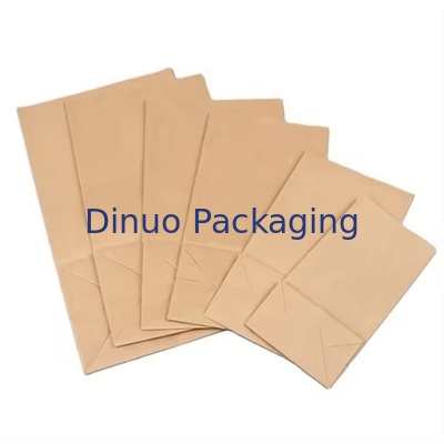 Envases de bolsas de papel personalizadas Bolsas de papel Kraft de calidad alimentaria reciclables