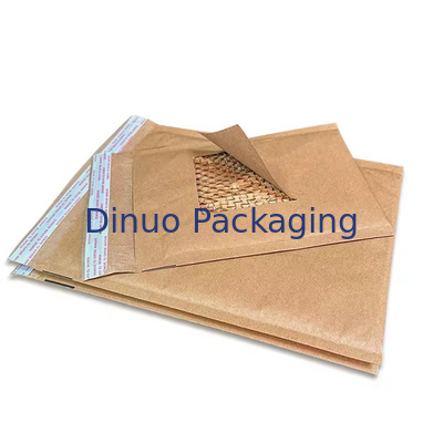 Envase de papel Kraft con palletos de panal de miel biodegradable a prueba de choques