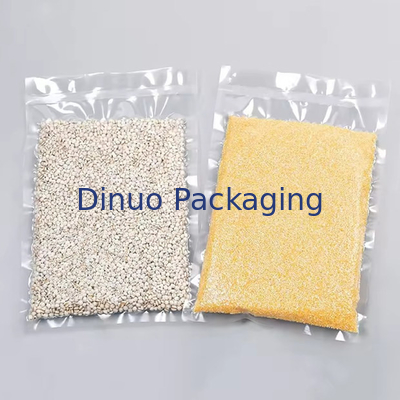 0.06-0.12 mm espesor Bolsa de vacío de nylon para alimentos