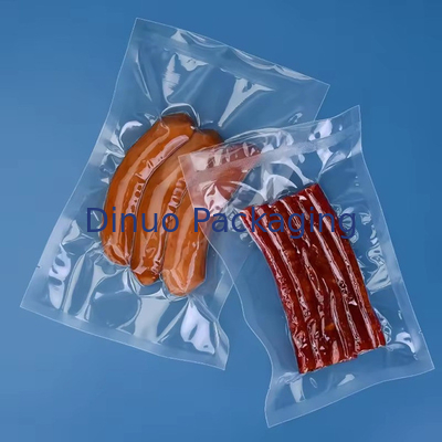 0.06-0.12 mm espesor Bolsa de vacío de nylon para alimentos