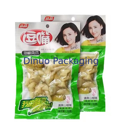 0.06-0.12mm espesor Bolsa de vacío de nylon para diferentes colores Método de impresión y sellado