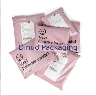 PLA Poly Mailer compostable en rosa para soluciones de embalaje ambientalmente responsables
