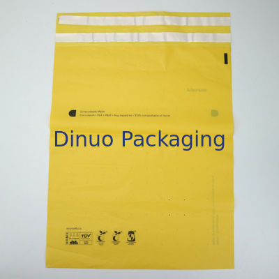 Bolsas de correo de banda adhesiva auto-sellable 100% compuesta Embalaje respetuoso con el medio ambiente