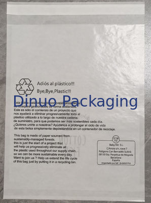 Bolsas de papel personalizadas con sellado de tres lados reciclables para el diseño de empaque de artículos de uso diario en PDF