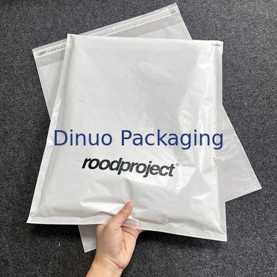 Alta textura Bolsas de papel de vidrio 100% transparentes Manija cortada a presión Certificado FSC para embalajes sostenibles