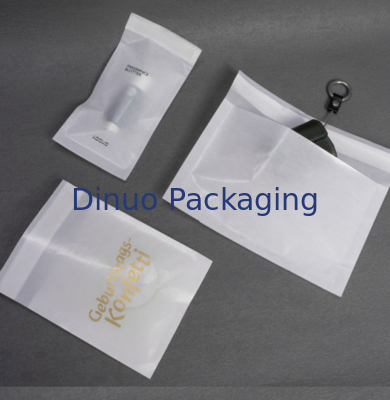Bolsa de papel glassine con logotipo personalizado, translúcida, ecológica, sobre de papel semitransparente