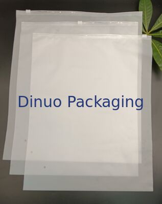 Bolsa con cremallera de CPE reutilizable, versátil y duradera, con cierre seguro para ropa y objetos pequeños