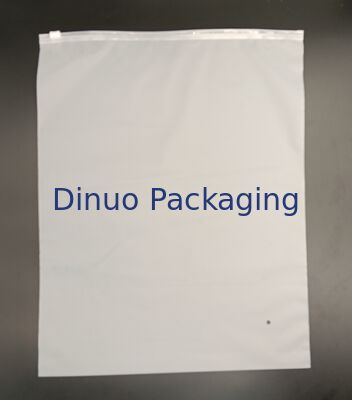 Bolsa con cremallera de CPE reutilizable, versátil y duradera, con cierre seguro para ropa y objetos pequeños