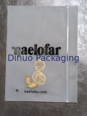 Bolsa con cremallera de hueso degradable y ecológica para artículos pequeños