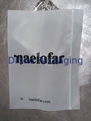 Bolsa con cremallera de hueso degradable y ecológica para artículos pequeños