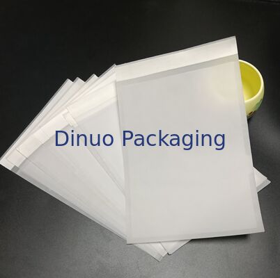 Compostable Glassine Paper Bags Three Side Seal Self Sealing Greaseproof Heat Resistant For Crafts And Small Items