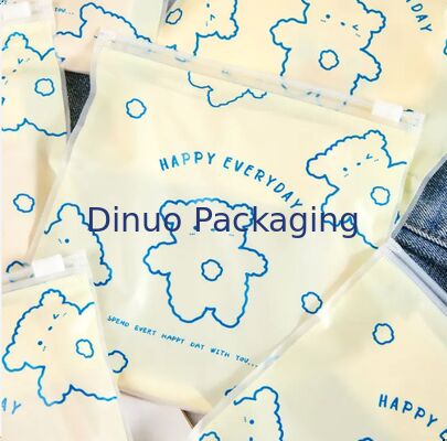 Bolsa con cierre hermético de CPE impermeable y reutilizable para almacenamiento de plástico para embalaje de cosméticos y accesorios electrónicos