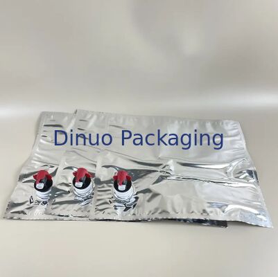 Bolsa Premium en caja Bolsa líquida de grado alimenticio a prueba de fugas Aluminizado claro para el almacenamiento de líquidos
