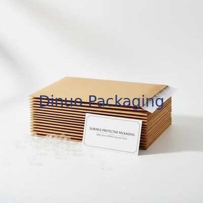 Auto-sellado Kraft Poly Bubble Wrap Material de embalaje protector duradero Ideal para el envío de artículos frágiles y garantizar la entrega segura