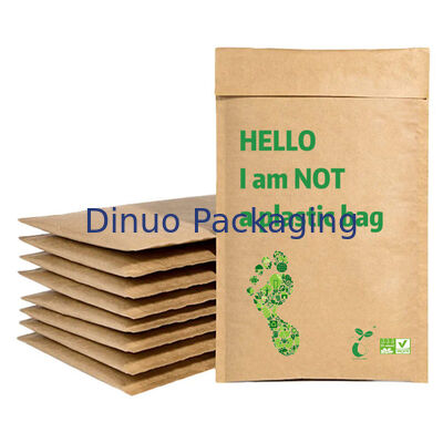 Sobre de papel acolchado exterior resistente al agua diseñado para cumplir con los estándares de los transportistas de envío de USPS Embalaje para correo comercial
