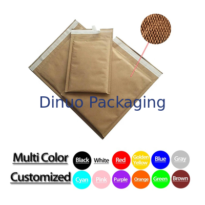 Sobre de papel acolchado exterior resistente al agua diseñado para cumplir con los estándares de los transportistas de envío de USPS Embalaje para correo comercial