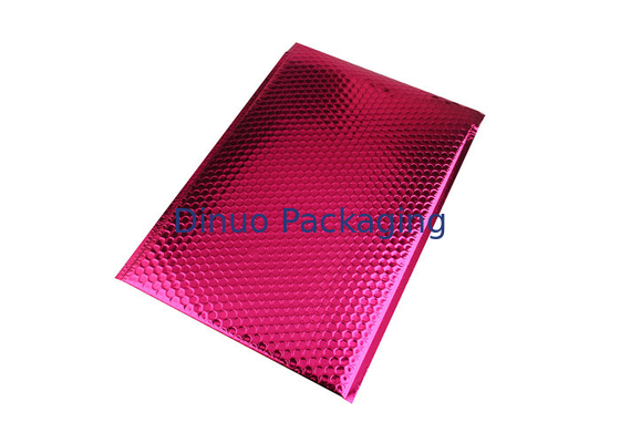 Los anuncios publicitarios rosados metálicos antiestáticos de la burbuja, plástico de burbujas empaquetan 135x210 #-AC