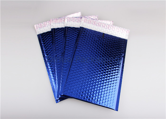 Sobres acolchados azules resistentes de los anuncios publicitarios metálicos de la burbuja de agua 8,5" X14.5” #3