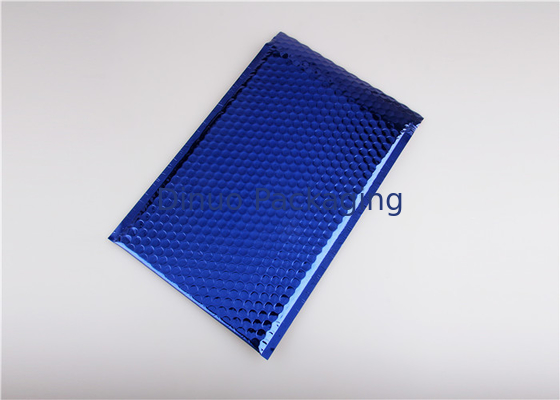 Sobres acolchados azules resistentes de los anuncios publicitarios metálicos de la burbuja de agua 8,5" X14.5” #3
