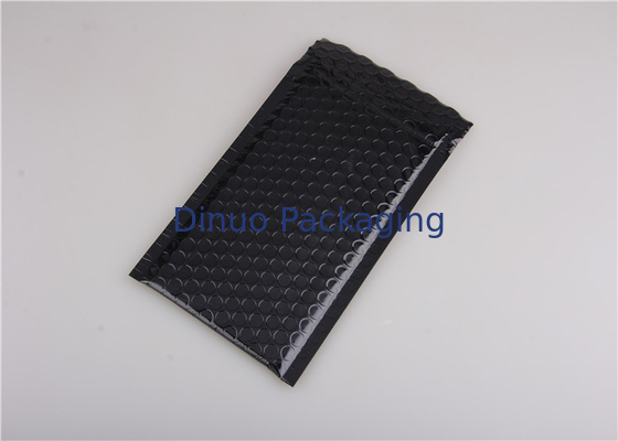 Prenda impermeable biodegradable de los anuncios publicitarios metálicos negros durables de la burbuja para enviar