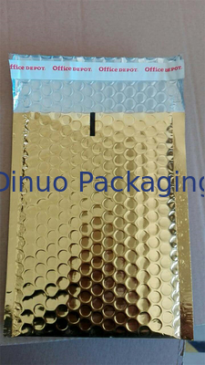 4 Layers Rose Gold Bubble Mailers , 380x330 #B4 Metallic Glamour Mailers