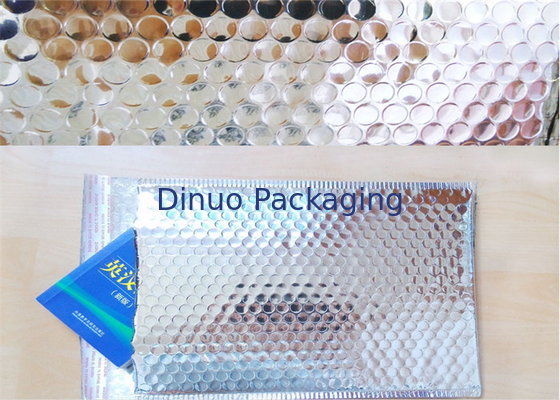 Los anuncios publicitarios metálicos de la burbuja de la plata del sello del uno mismo, plástico de burbujas envuelven reciclable