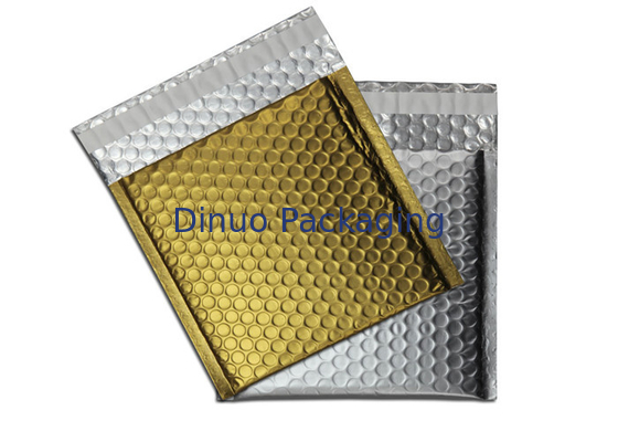 4 Layers Rose Gold Bubble Mailers , 380x330 #B4 Metallic Glamour Mailers